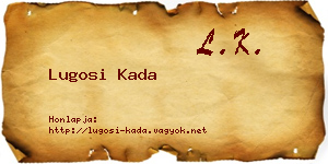 Lugosi Kada névjegykártya